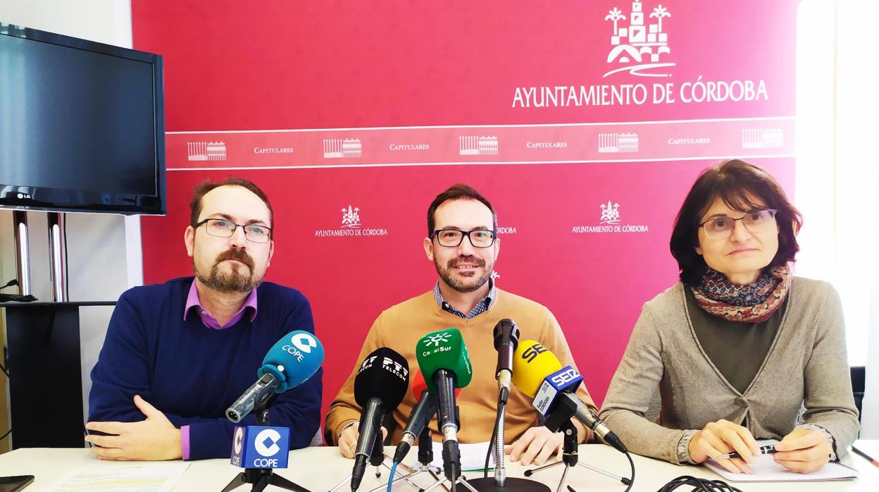 Ediles de Podemos, PSOE e IU