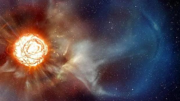 Investigadores andaluces hallan una estrella que fulgura millones de veces más fuerte que el Sol