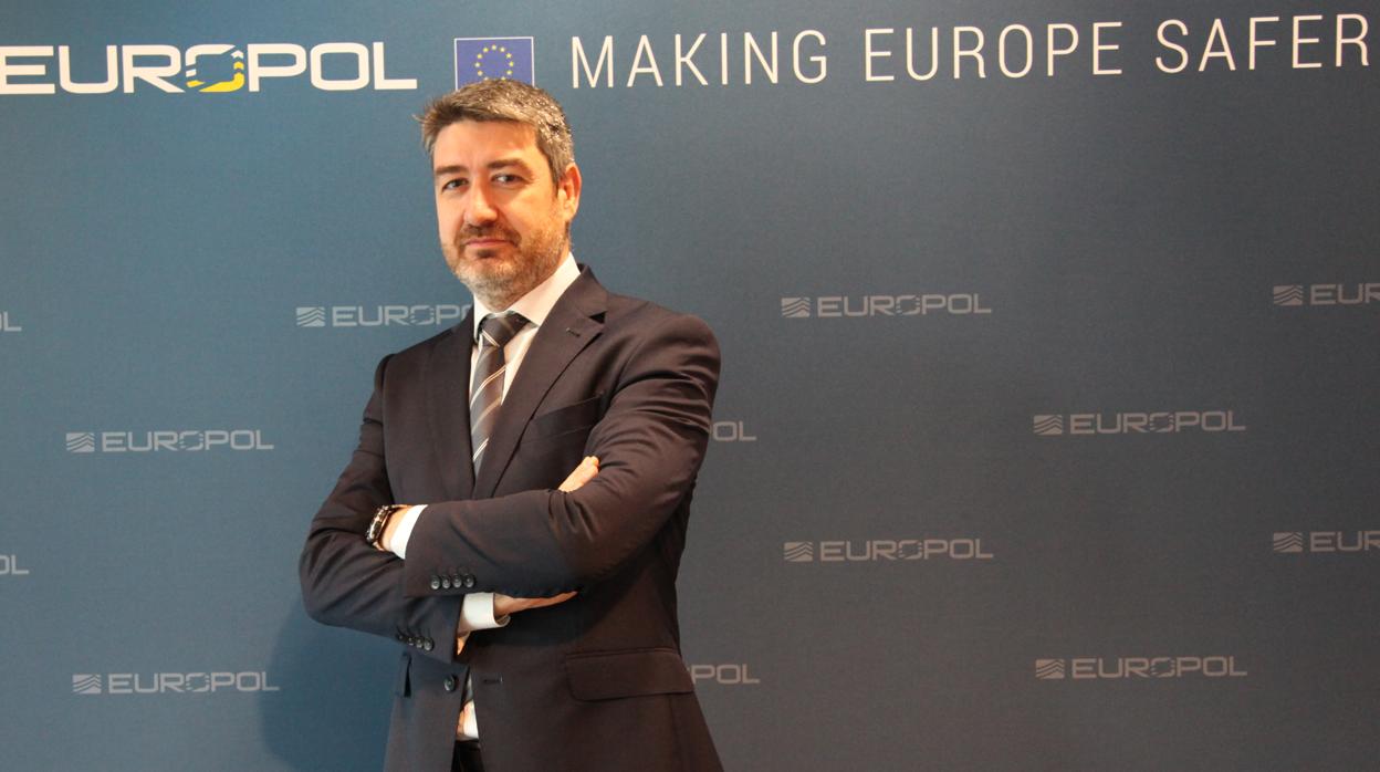 Israel Gordillo, en la sede de Europol en La Haya