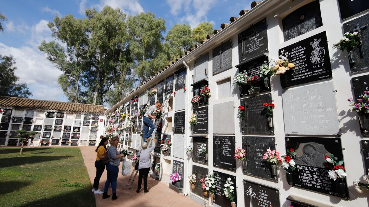 Nichos en el cementerio de San Rafael