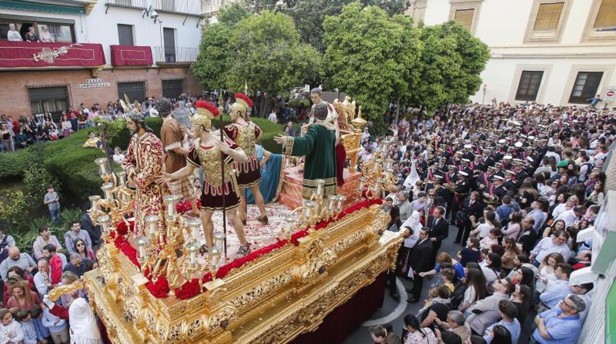 El Señor de la Sentencia el pasado Lunes Santo