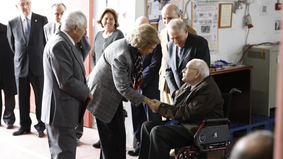 La Reina Doña Sofía apoya el trabajo solidario del Banco de Alimentos de Córdoba