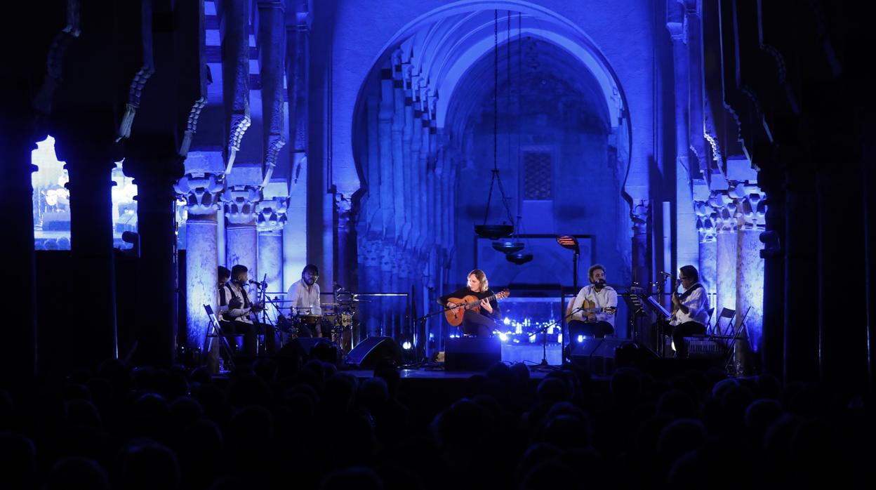 Vicente Amigo durante el concierto en la Mezquita-Catedral