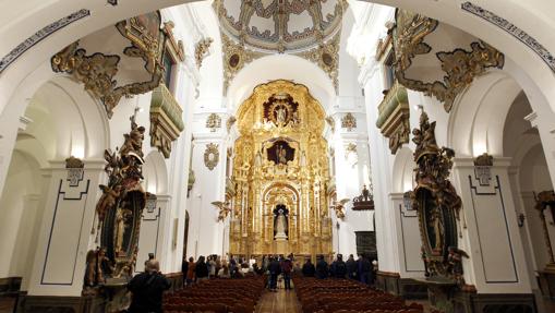 Retablo reconstruido de la iglesia de la Merced