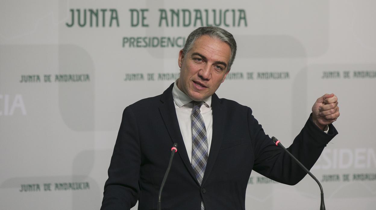 El portavoz del Gobierno andaluz, Elías Bendodo