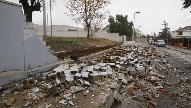 Córdoba, segunda provincia andaluza más afectada por la lluvia y el viento, con centenares de incidencias