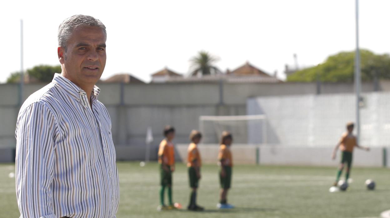 Miguel Valenzuela, en la ciudad deportiva del Betis