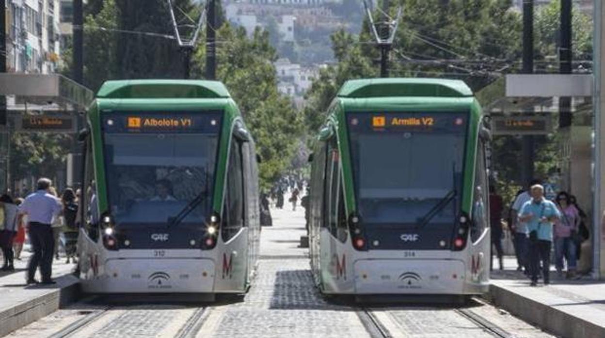 Imagen de archivo del transporte público de Granada