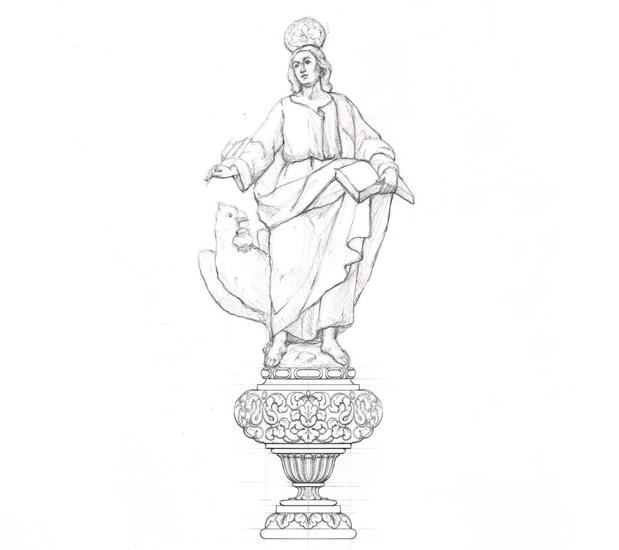 El grupo joven de la Esperanza de Córdoba rematará su guion con la imagen de San Juan