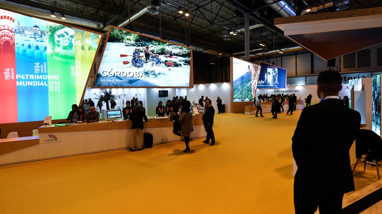 Stand de Córdoba en Fitur durante una edición anterior