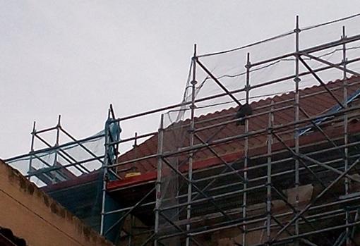 Nueva cubierta de la iglesia de Campo Madre de Dios