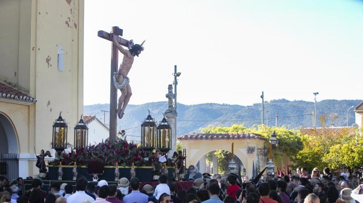 La hermandad de la Conversión en su salida el pasado Sábado de Pasión