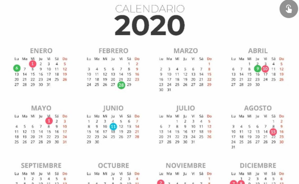 El calendario laboral de Jaén en 2020 tendrá como festivos locales el día 11 de junio y el 25 de noviembre