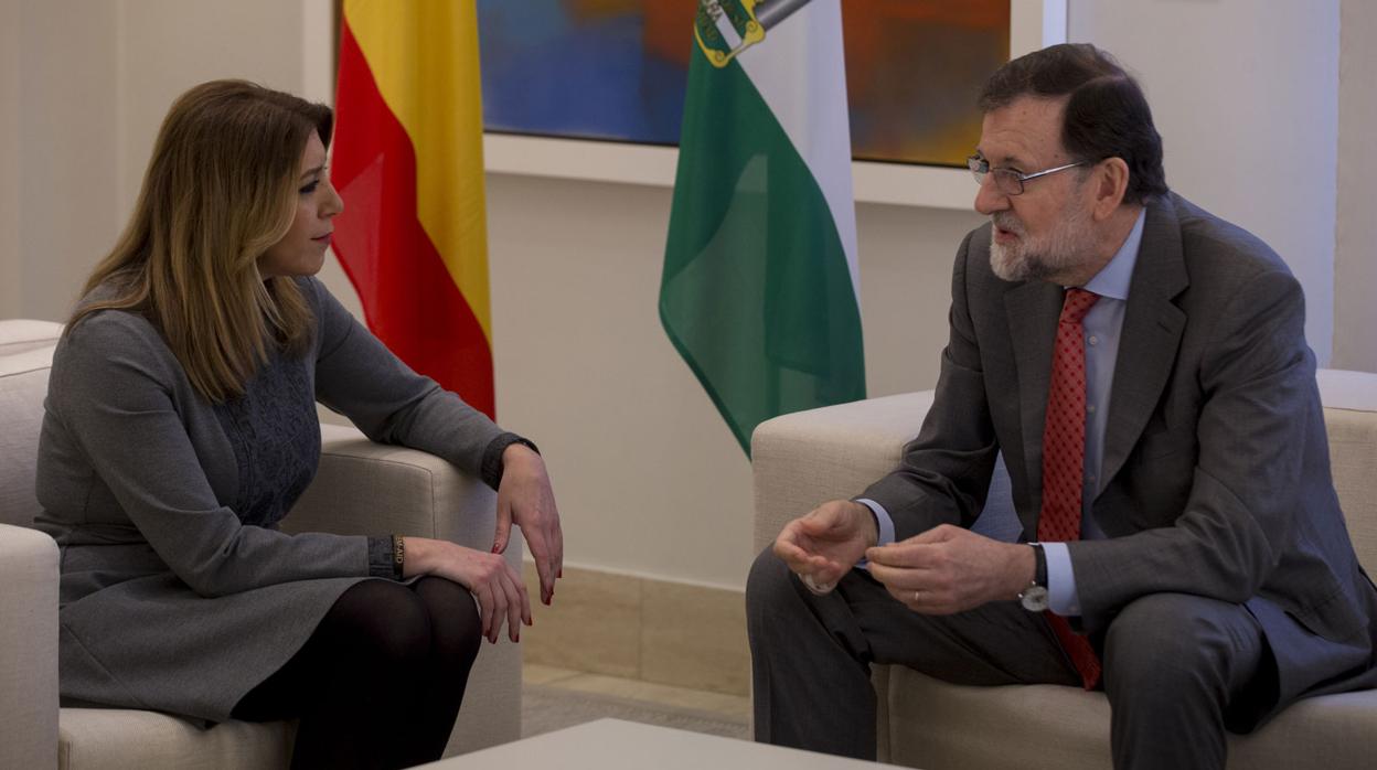 Susana Díaz y Mariano Rajoy