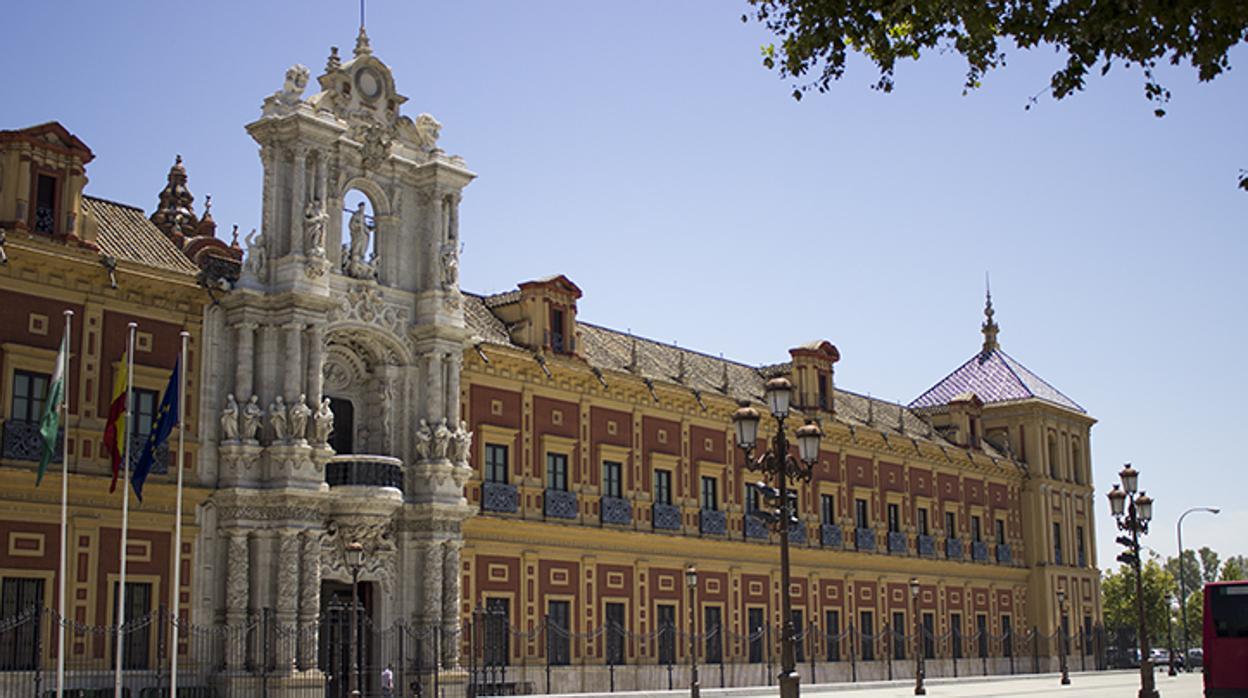 El Palacio de San Telmo, sede de la Presidencia de la Junta