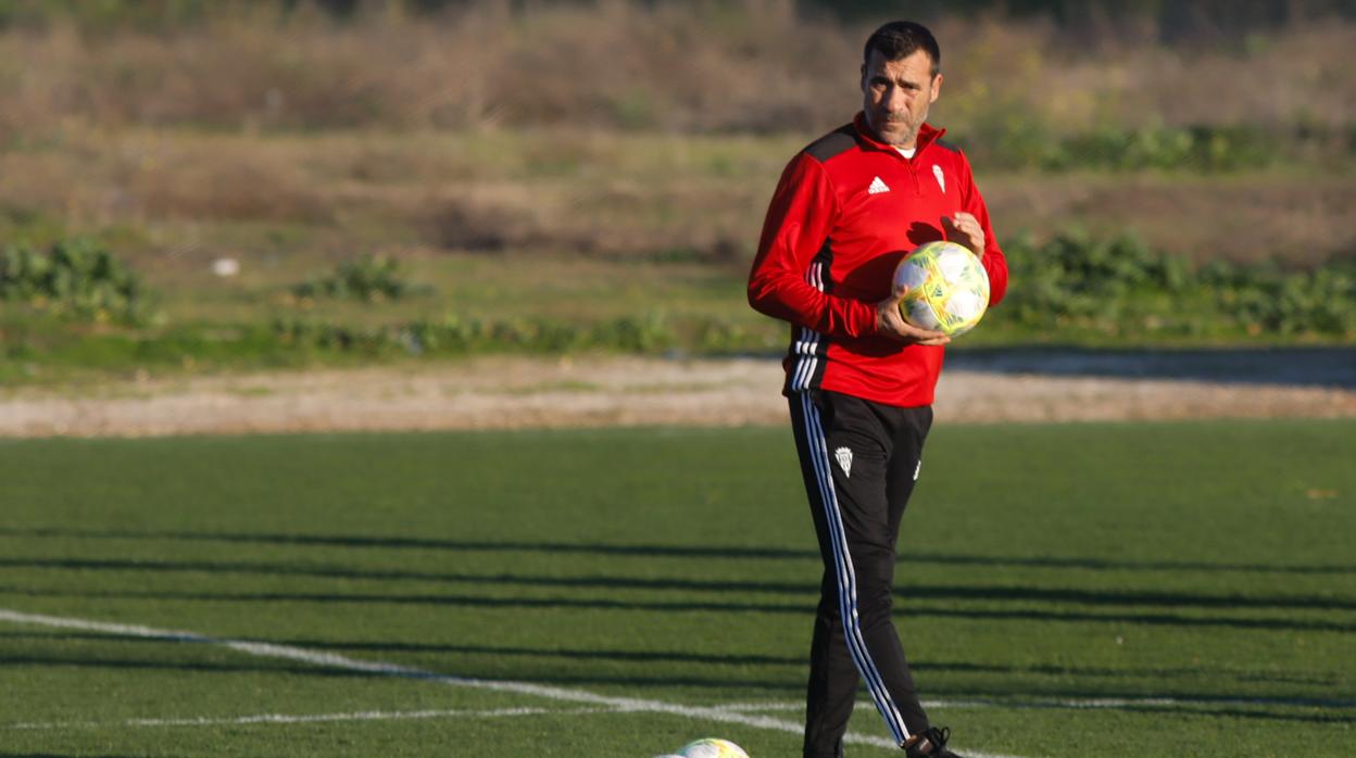 Agné, en un entrenamiento