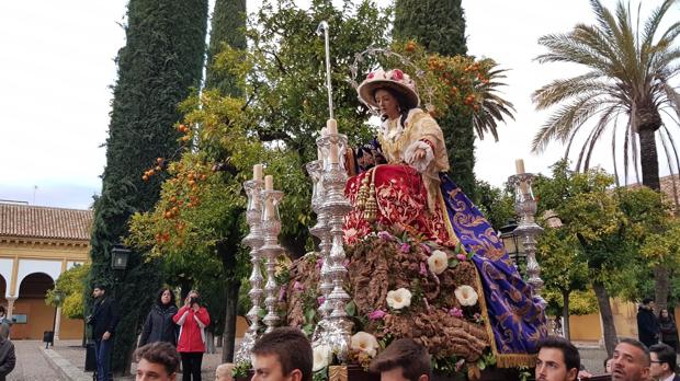 La Divina Pastora de las Almas ya está en la Catedral de Córdoba para la exposición de esta advocación