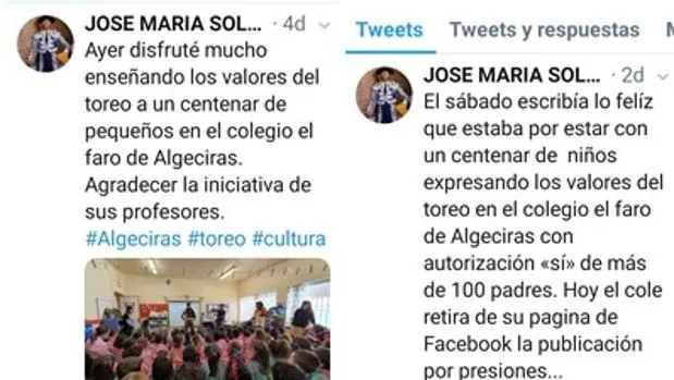 Polémica en Algeciras por una charla de tauromaquia en un colegio de Infantil