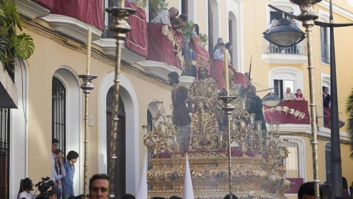 El Señor de la Sentencia el pasado Lunes Santo