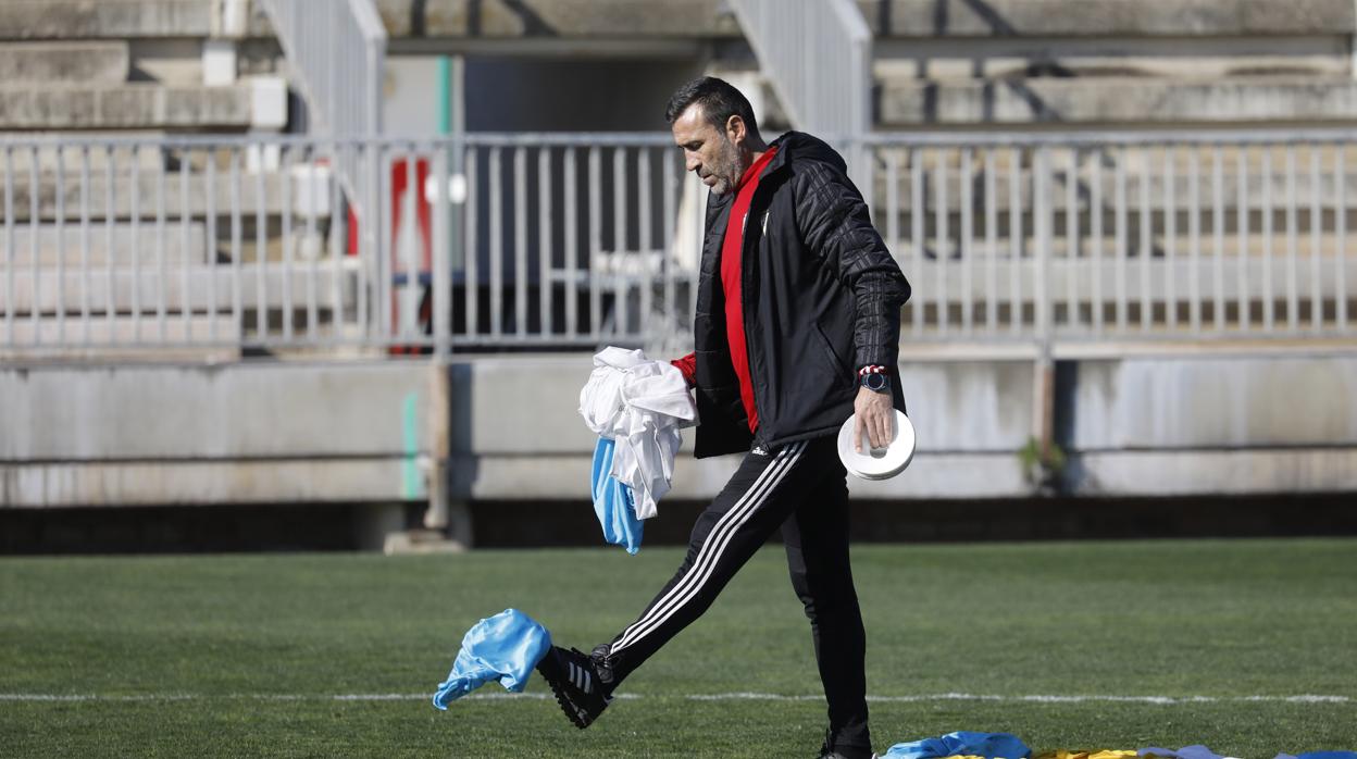 Agné, en una sesión de entrenamiento