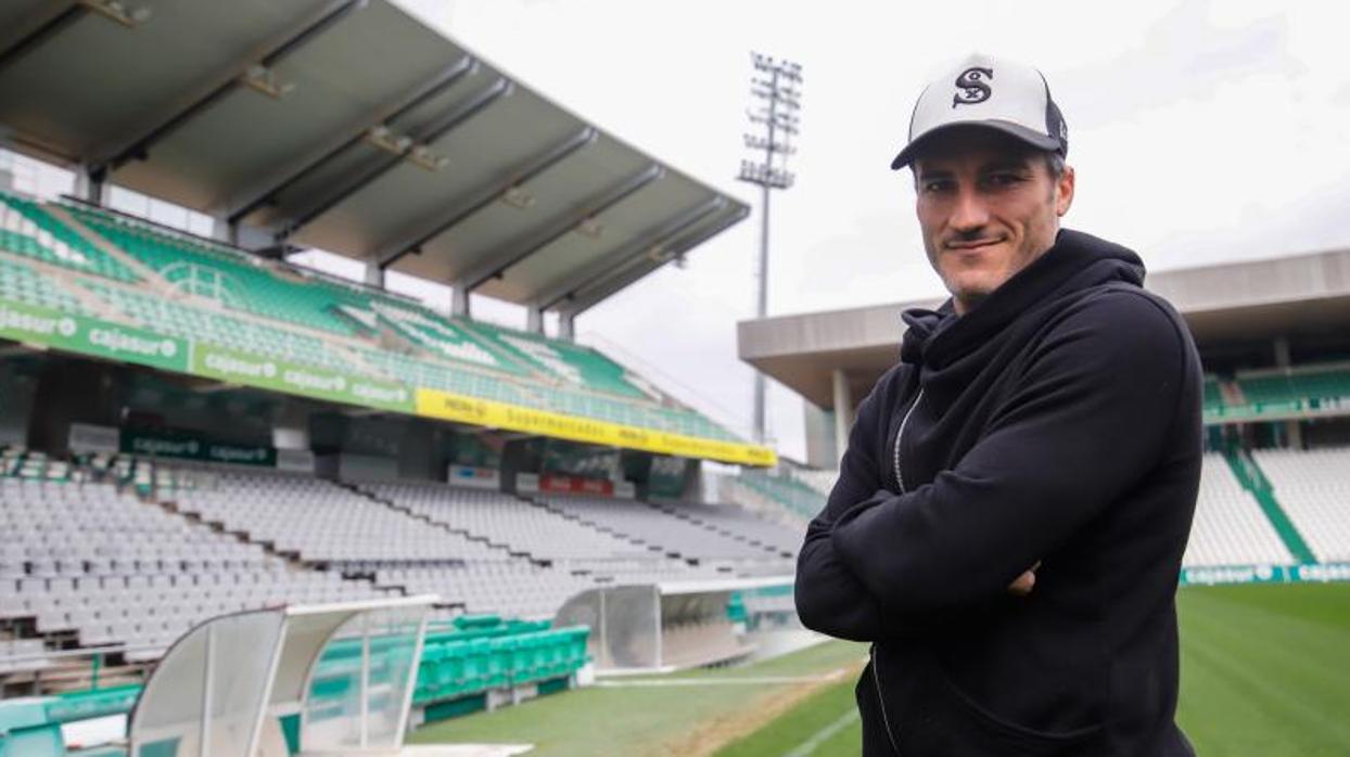 Federico Piovaccari en el estadio de El Arcángel