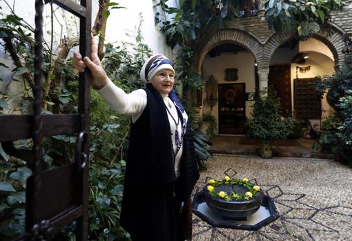 Salma El Taji Al Farouki, en su casa de la calle Judíos