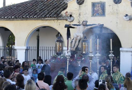 El Crucificado de Juan de Ávalos que fue titular de la cofradía en los primeros años