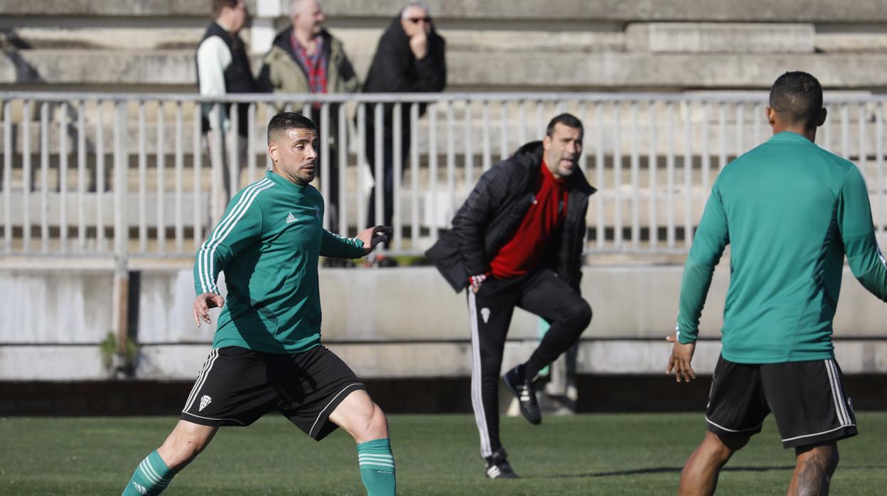 Agné, en una sesión de entrenamiento