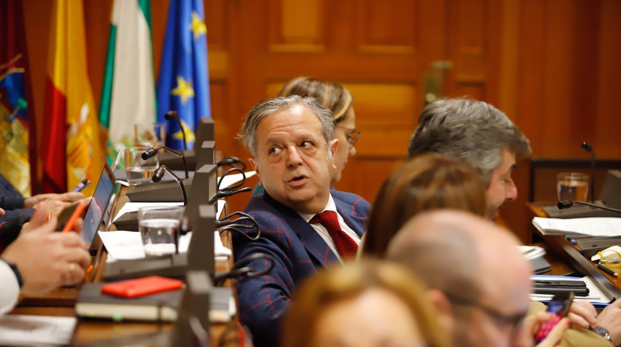 Salvador Fuentes, en el Pleno