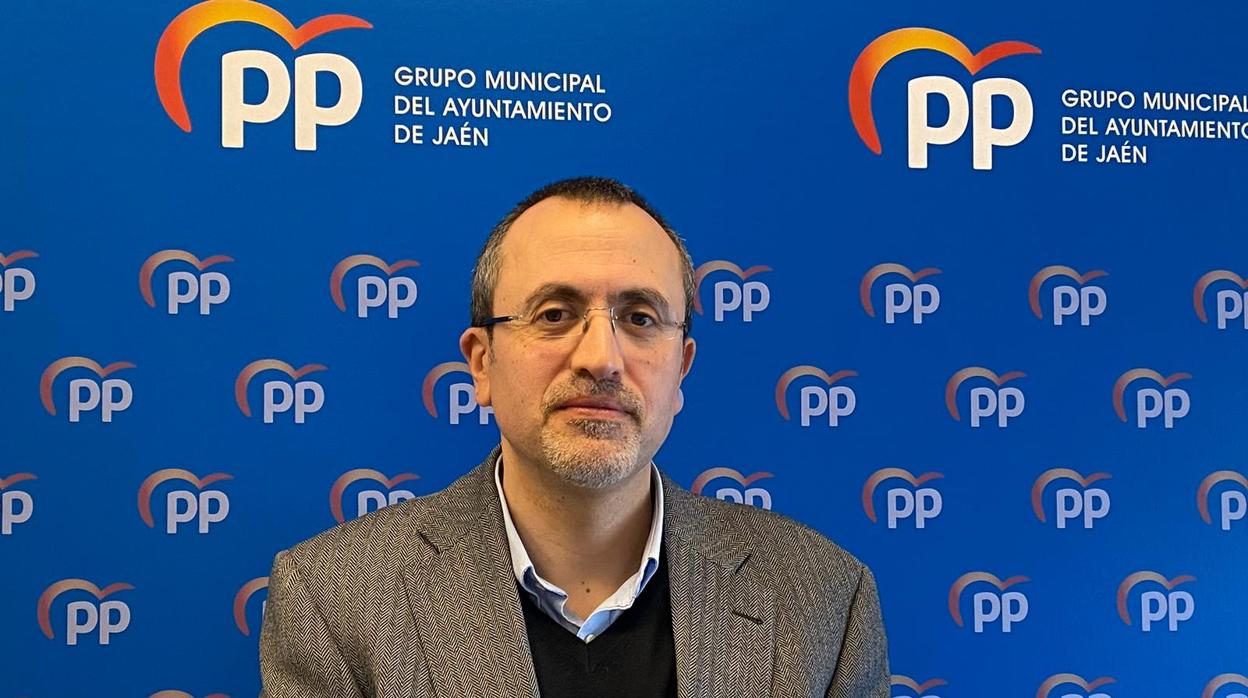 Manuel Bonilla, portavoz del grupo popular del Ayuntamiento de Jaén