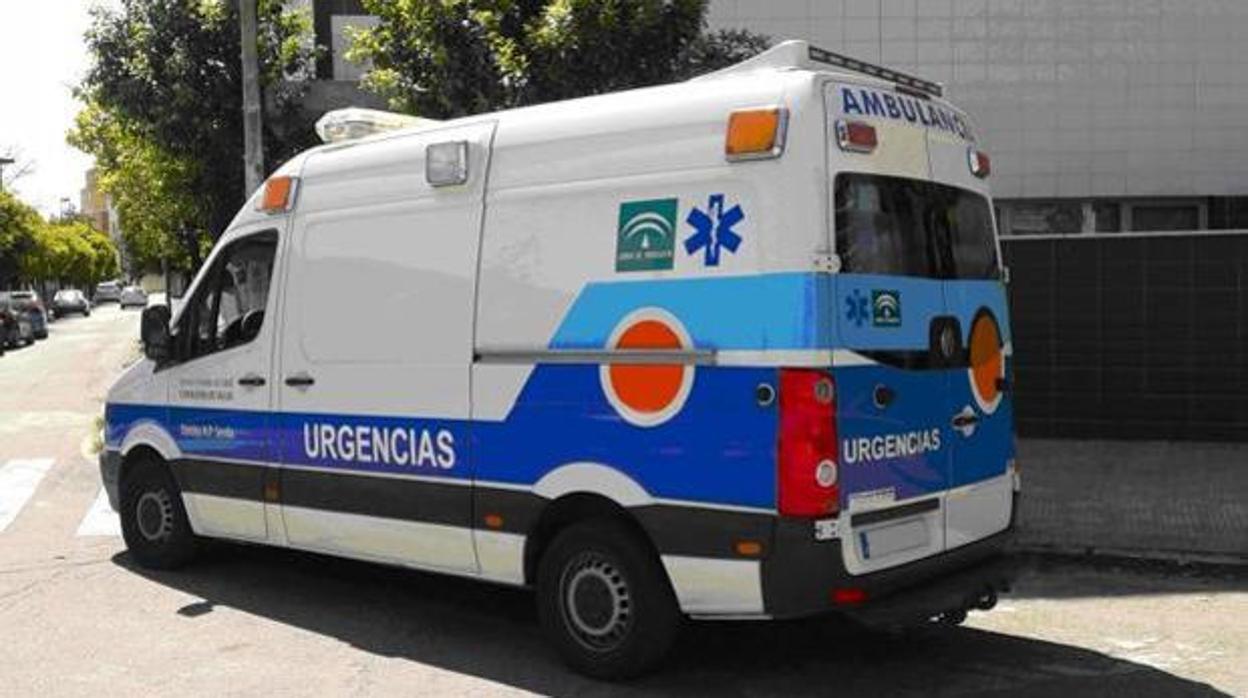 Una ambulancia en una imagen de archivo