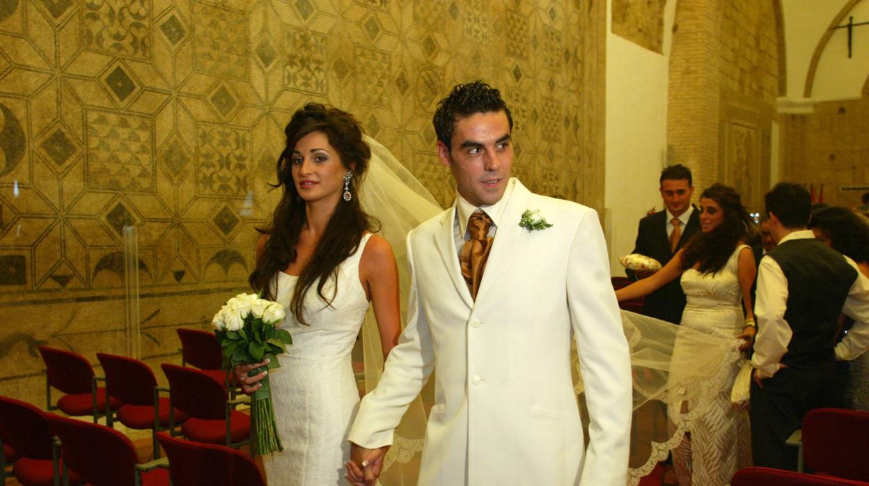 Una boda civil celebrada en el Salón de los Mosaicos del Alcázar de Córdoba