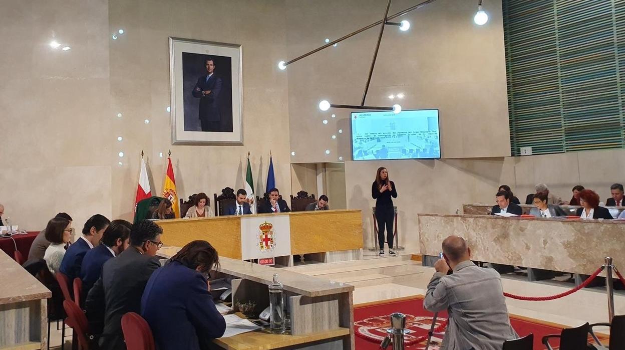 Pleno del Ayuntamiento de Almería.