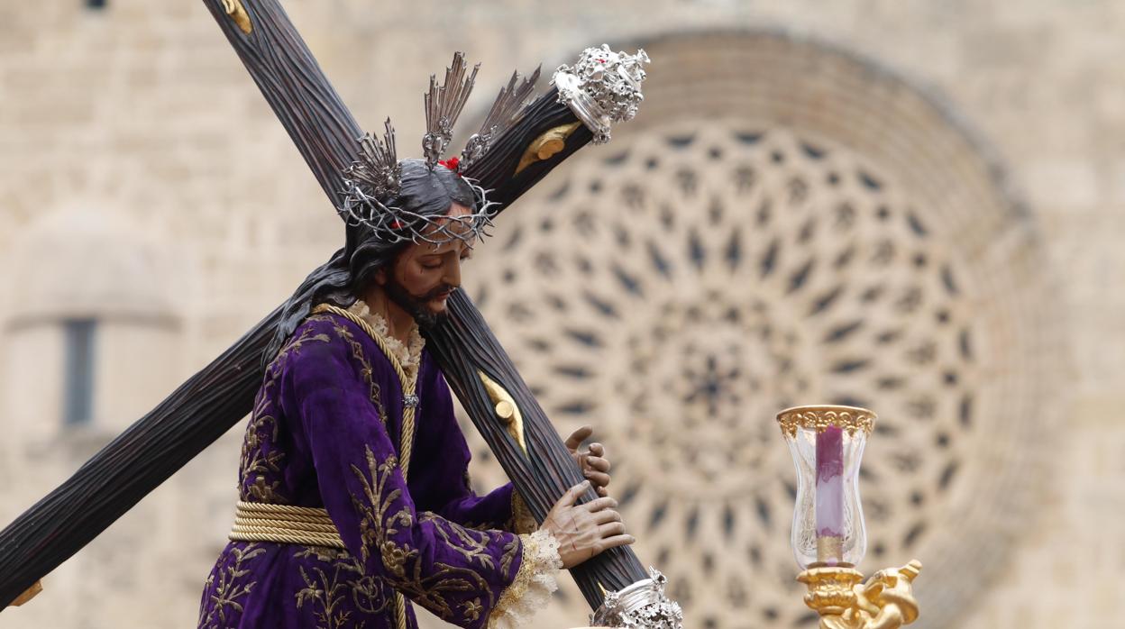 El Señor del Calvario, ante San Lorenzo el Miércoles Santo de 2019