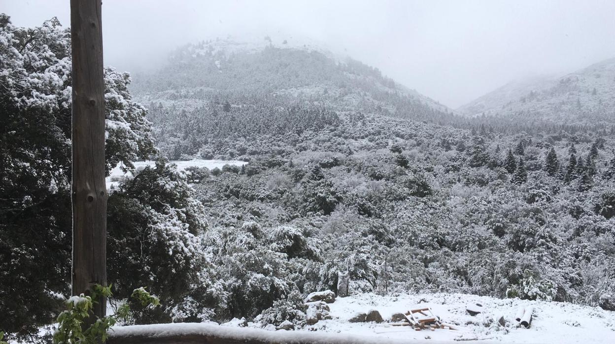 Imagen tomada desde el Cortijo de las Navas