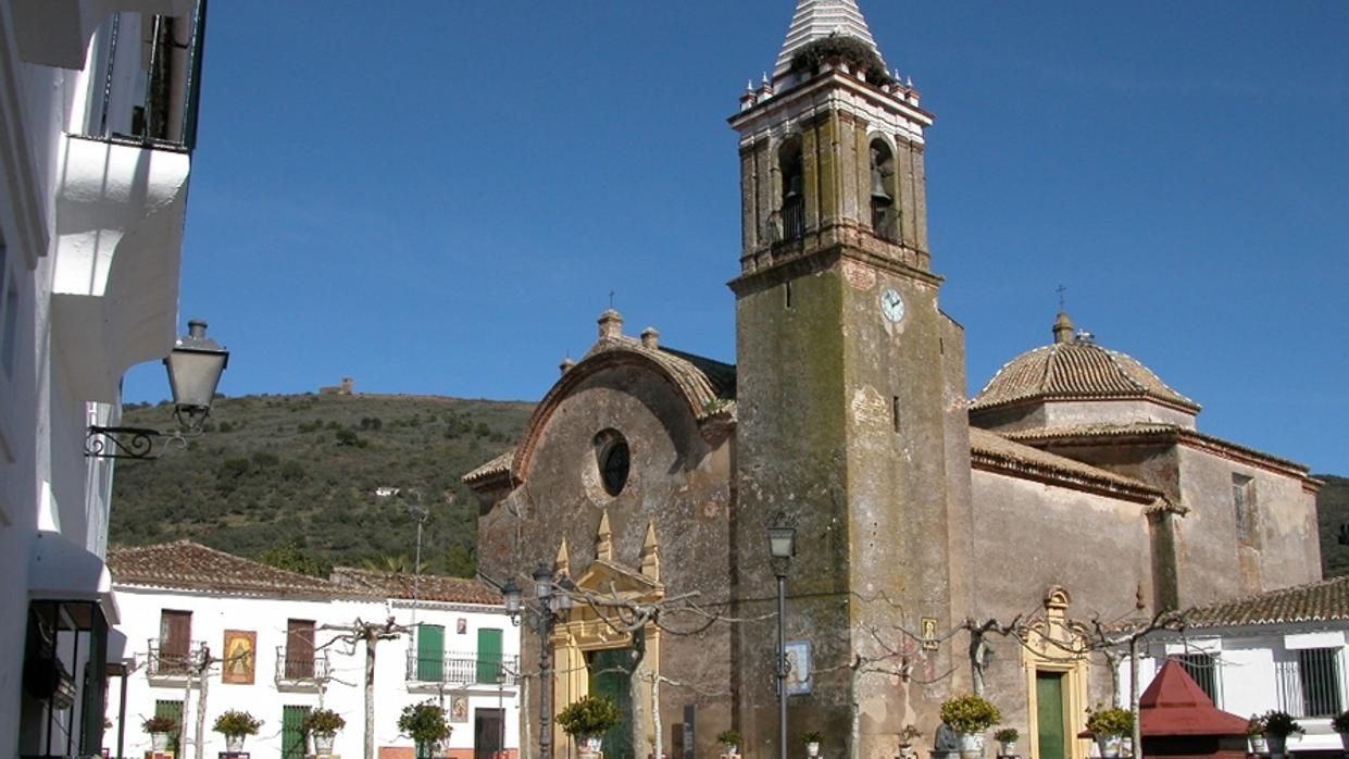 Parrquia de Higuera de la Sierra, municipio célebre por su cabalgata de Reyes