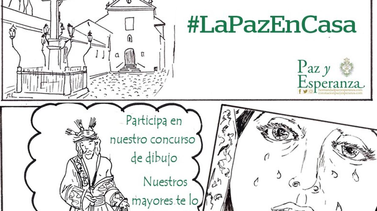 Ilustración de la hermandad de la Paz y Esperanza