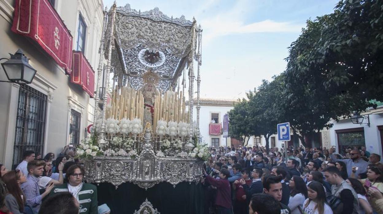 La Virgen de la Paz el Miércoles Santo de 2018