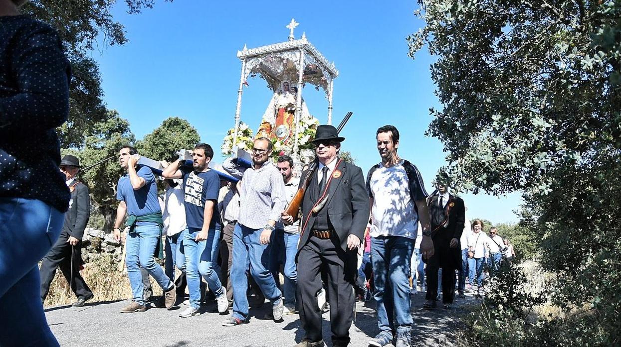 Romería e la Virgen de Luna en una imagen de archivo