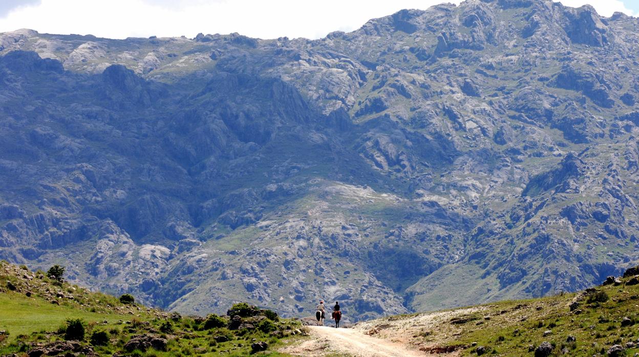 Región montañosa de la provincia de Córdoba en Argentina