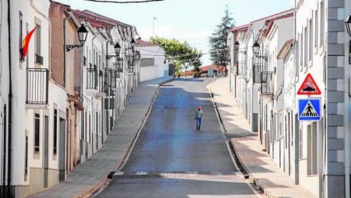 Una calle vacía en Conquista