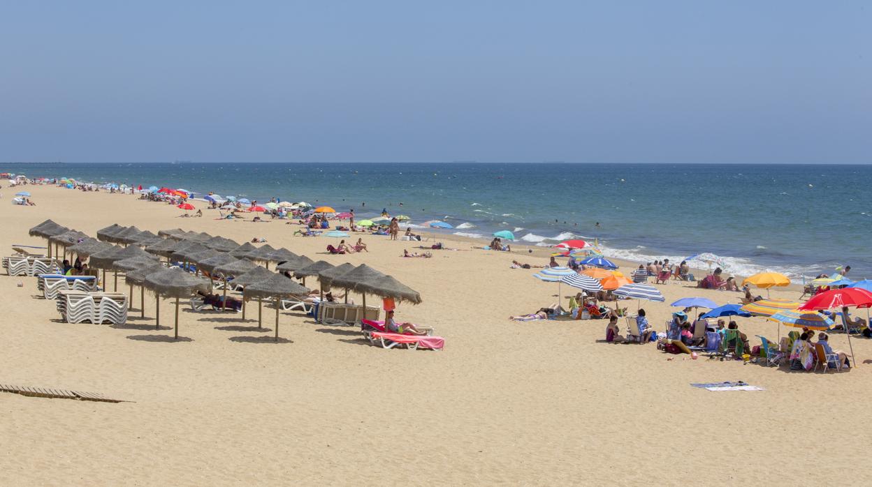 Vista de la playa de Punta Umbría