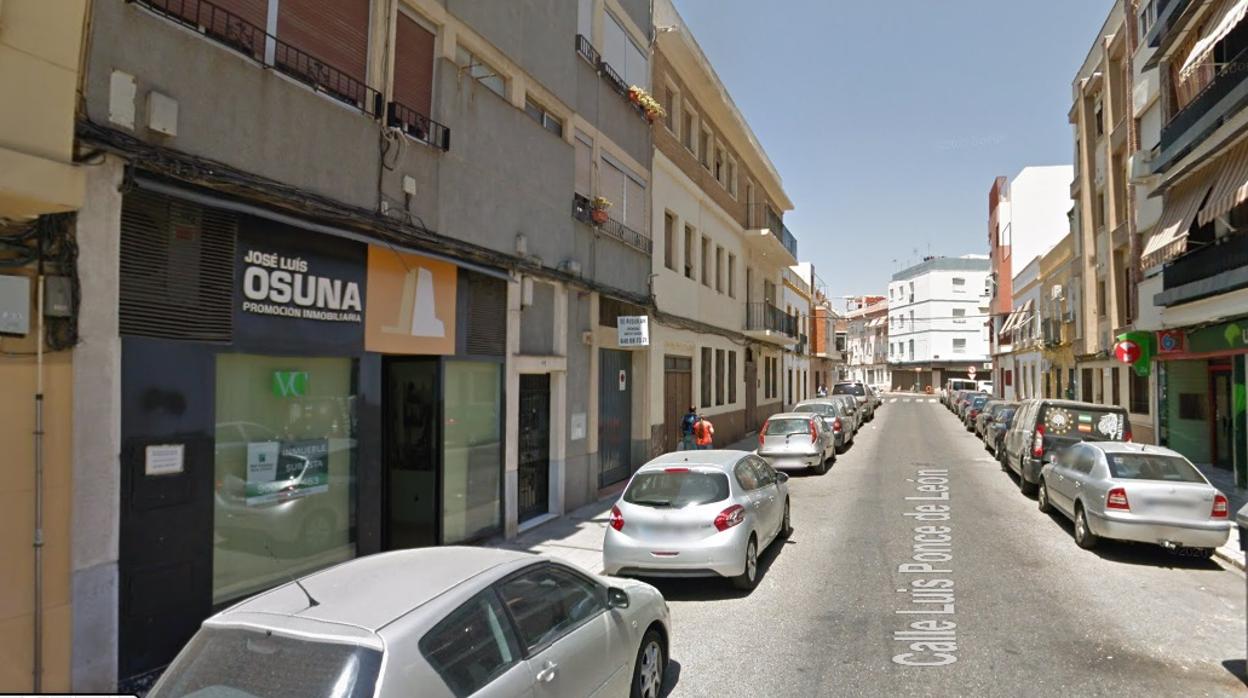 Calle Luis Ponce de León, en el barrio de la Huerta de la Reina de Córdoba