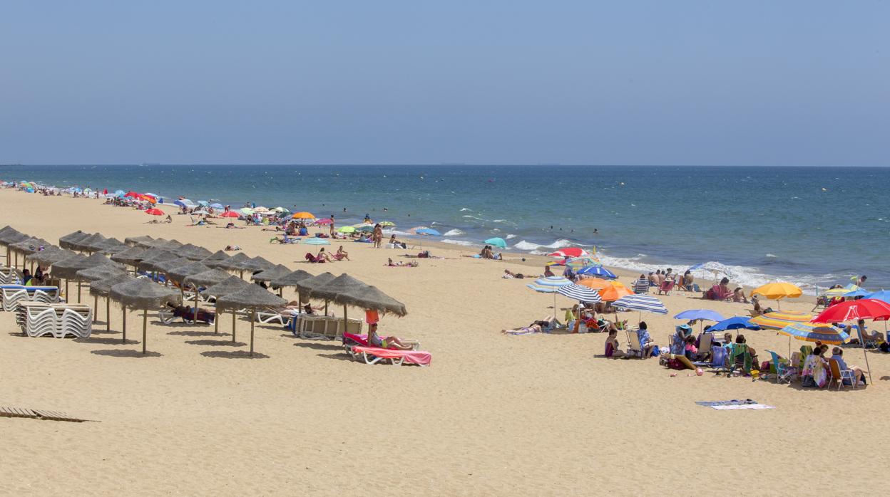 Vista de una de las playas de Punta Umbría