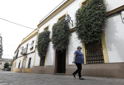 Balcones de la calle Diego Méndez, premiados en muchas ediciones anteriores