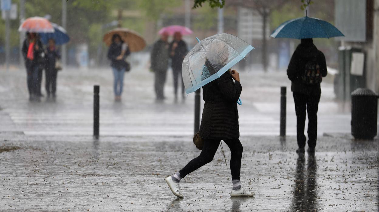 Jornada de lluvia en Córdoba