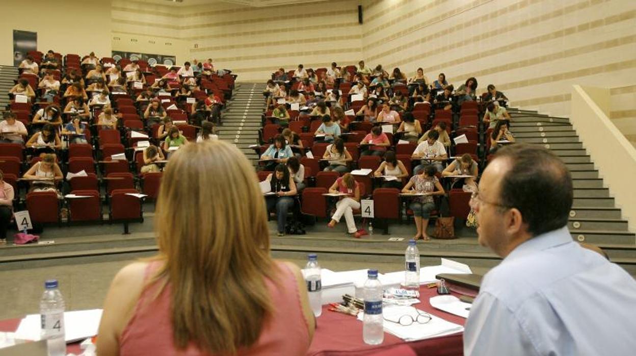 Un examen en el campus de Rabanales, en una imagen de archivo