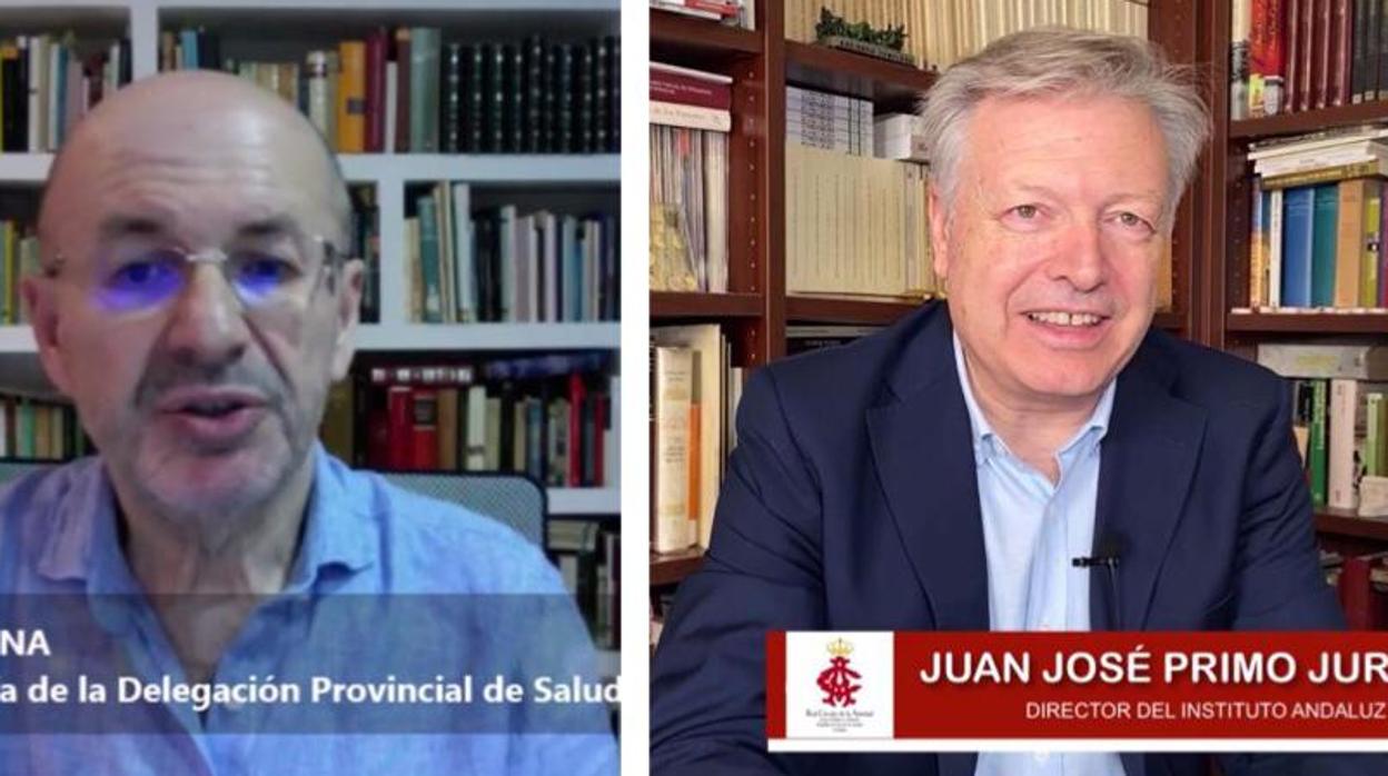 Antonio Varo y Juan José Primo Jurado, dos de los intervinientes en las conferencias