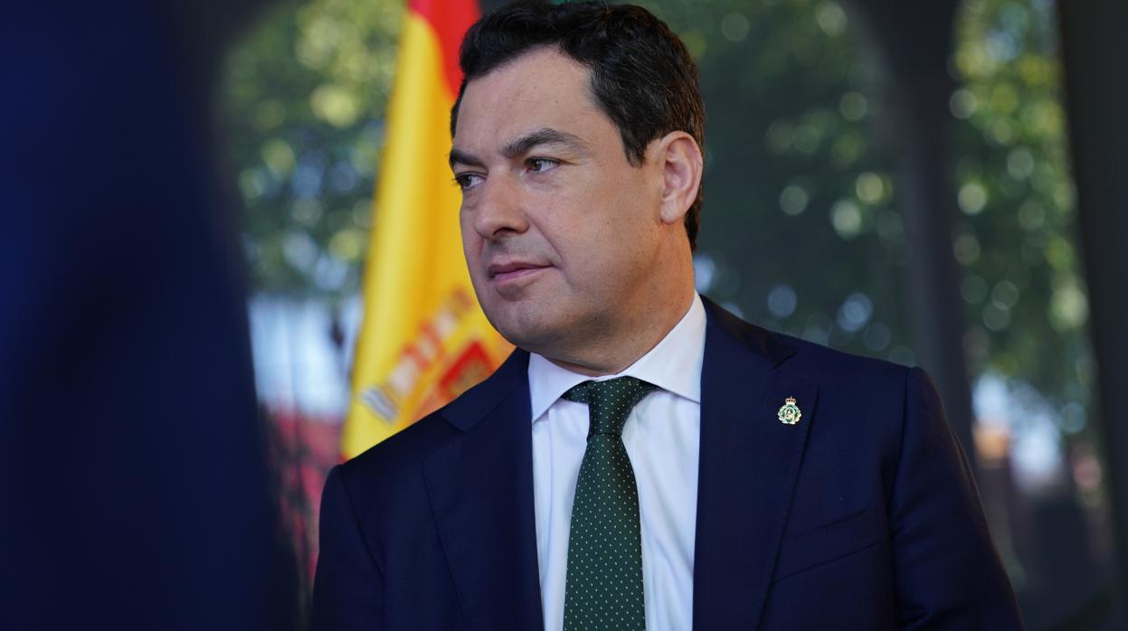 El presidente de la Junta, Juanma Moreno