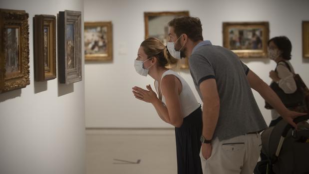 Tímida entrada de visitantes a los museos de Málaga en el primer día de apertura tras el confinamiento